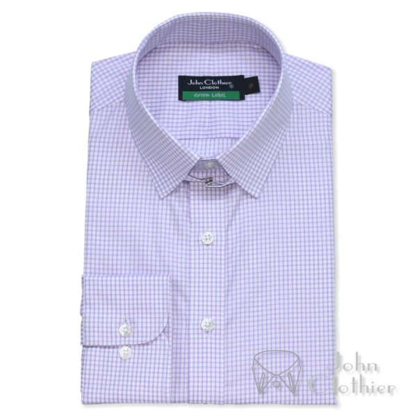 Lilac tab collar shirt