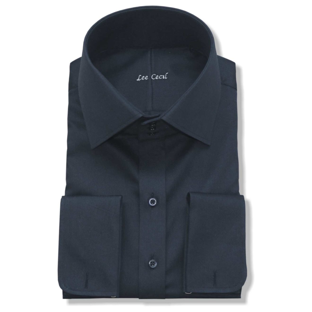 Black high Spread collar - John Clothier High Spread Black