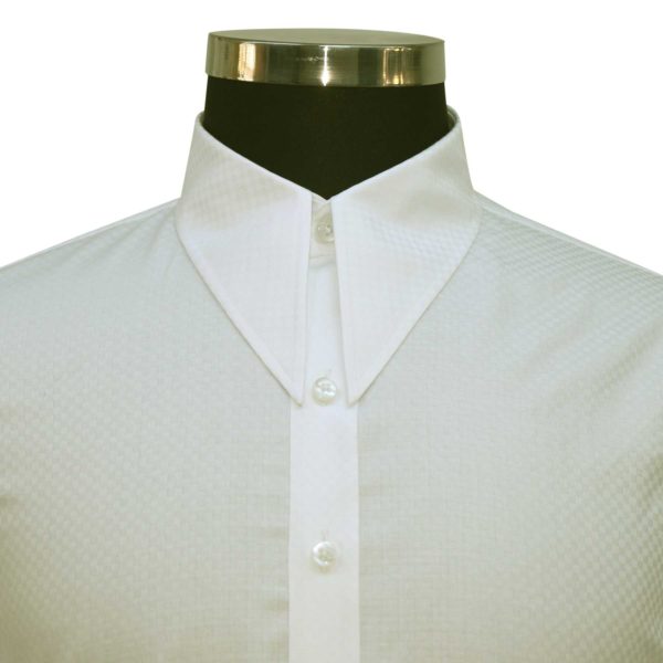Cream Spear Point Collar shirt