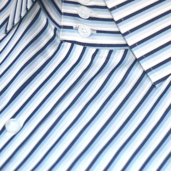 Blue-Black Stripes High Spread - John Clothier London