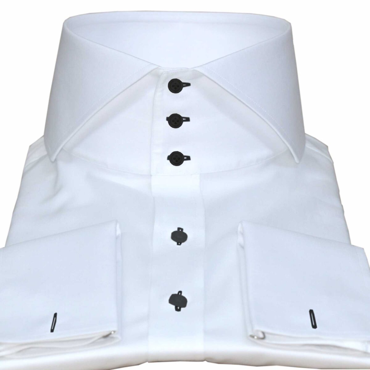 Basic High Slit Shirt - White