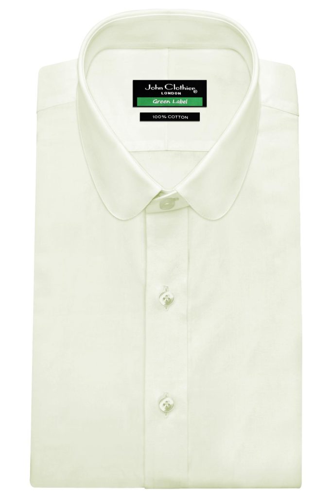 mens penny collar dress shirt Mens Edwardian Penny Collar Shirt, 1930s Style Tab Collar