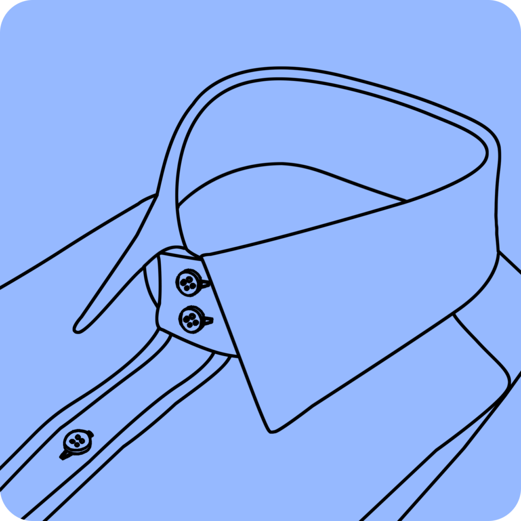 High Spread Collar 2 buttons