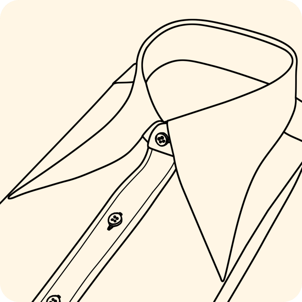 Extra Long Spread Collar
