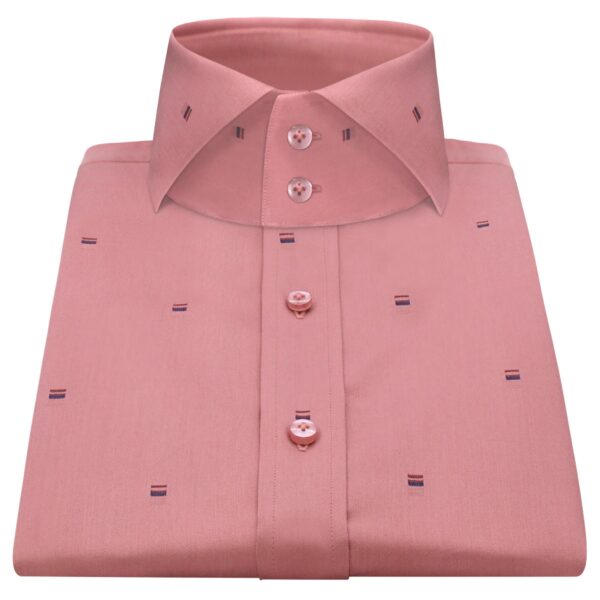 Antique Pink High Cutaway 2 Button Collar