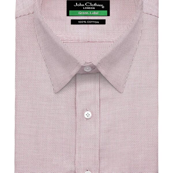 Pink Oxford Dots Kent Collar