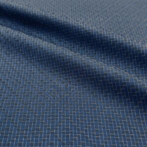 1000-77 Blue micro checks