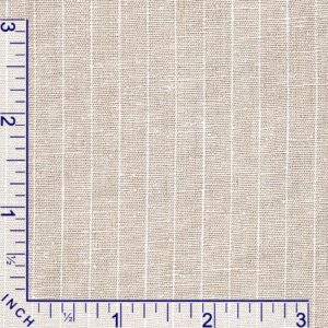 1100-79 Beige Stripes linen