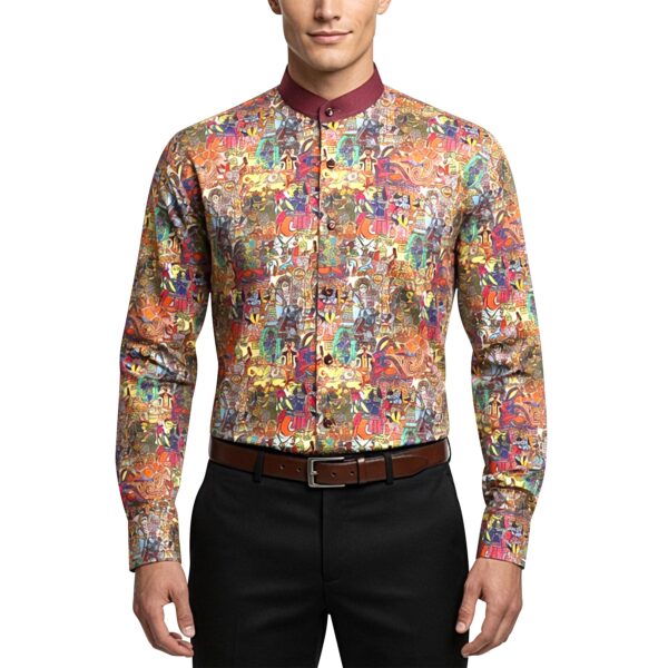 God Print Band Collar Size 16