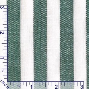 1200-96 Green White wide stripes