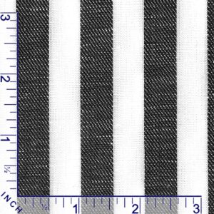 1200-97 Black White wide stripes